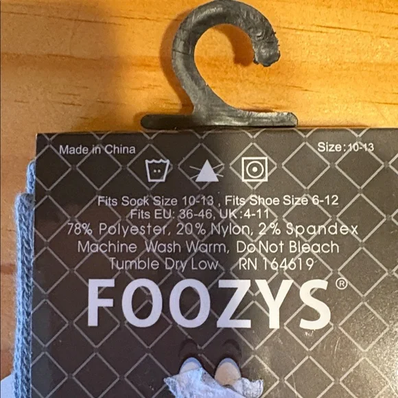 Gray Labradoodle Dog Socks - Picture 3 of 3